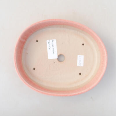 Ceramic bonsai bowl 17 x 14 x 4 cm, color pink - 3
