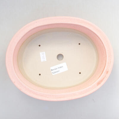 Ceramic bonsai bowl 22 x 17 x 6 cm, color pink - 3