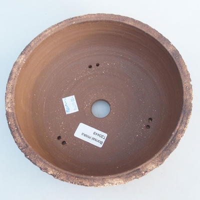 Ceramic bonsai bowl 20,5 x 20,5 x 7,5 cm, color cracked - 3