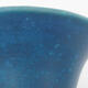 Ceramic bonsai bowl 10 x 10 x 6.5 cm, color blue - 3/3