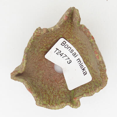 Ceramic shell 6.5 x 5 x 4 cm, color green - 3