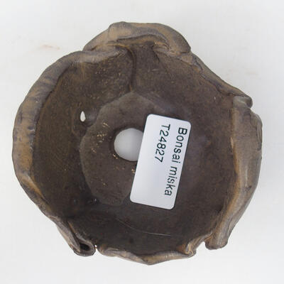 Ceramic shell 8.5 x 8.5 x 5.5 cm, color brown - 3