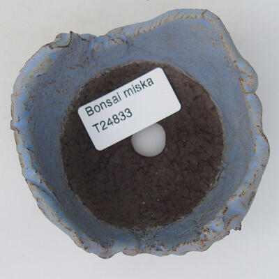 Ceramic Shell 8.5 x 8.5 x 4.5 cm, color blue - 3