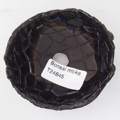 Ceramic Shell 8.5 x 8 x 4.5 cm, color blue-black - 3