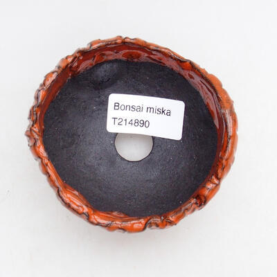 Ceramic shell 8.5 x 8.5 x 6 cm, color orange - 3