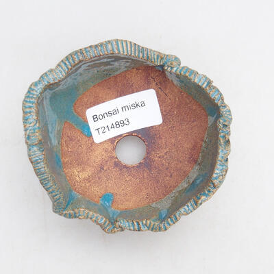 Ceramic shell 8.5 x 8.5 x 6 cm, color blue - 3
