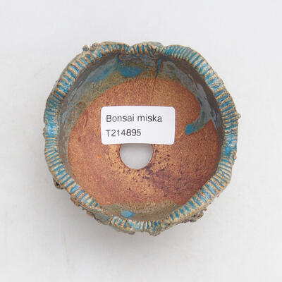 Ceramic shell 9.5 x 9 x 7 cm, color blue - 3