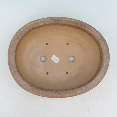 Bonsai ceramic bowl CEJ 48, dark brown - 3