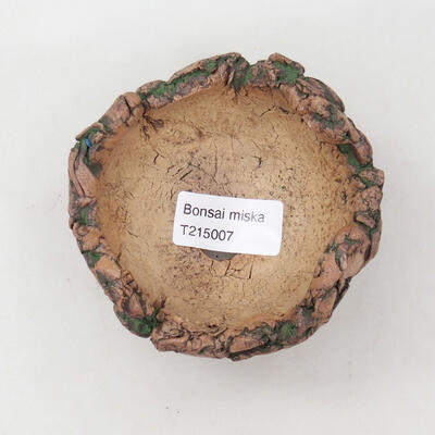 Ceramic shell 8 x 9 x 5.5 cm, color natural green - 3