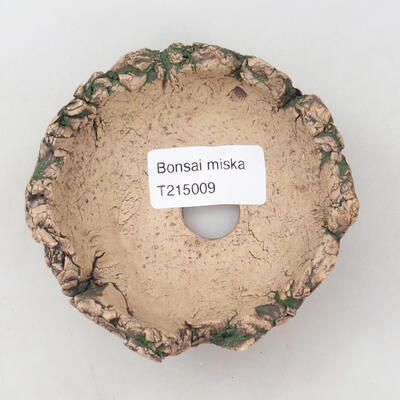 Ceramic shell 9.5 x 9.5 x 5 cm, color natural green - 3