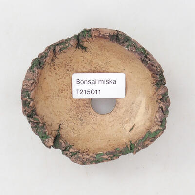 Ceramic shell 9.5 x 8 x 7 cm, color natural green - 3