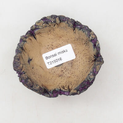 Ceramic shell 9 x 9 x 5.5 cm, color natural purple - 3