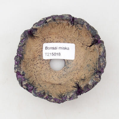 Ceramic shell 9.5 x 9 x 5 cm, color natural purple - 3