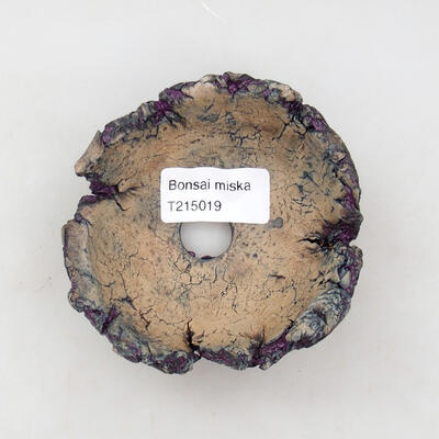 Ceramic shell 9 x 9 x 4.5 cm, color natural purple - 3