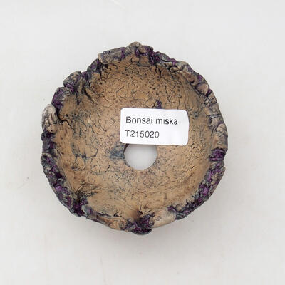 Ceramic shell 9 x 9 x 5 cm, color natural purple - 3