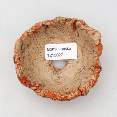 Ceramic Shell 9 x 8.5 x 6 cm, color natural orange - 3
