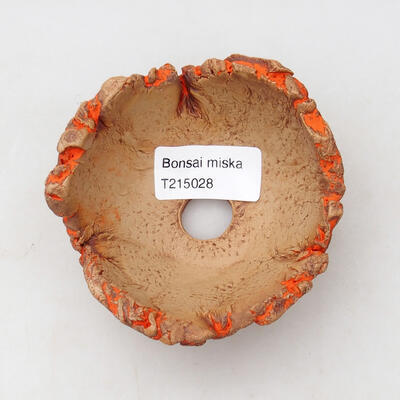 Ceramic Shell 9 x 8 x 5 cm, color natural orange - 3