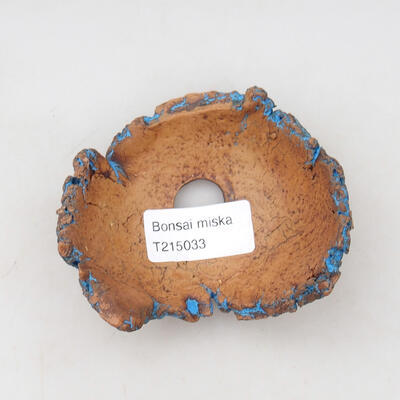 Ceramic shell 9.5 x 8 x 5 cm, color natural blue - 3