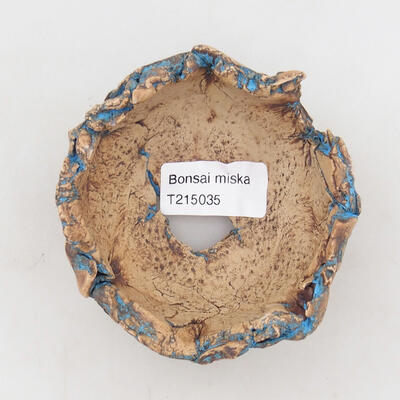 Ceramic Shell 9 x 8.5 x 7 cm, color natural blue - 3
