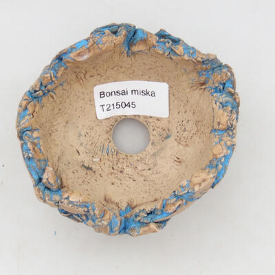 Ceramic shell 9.5 x 9.5 x 6.5 cm, color natural blue - 3