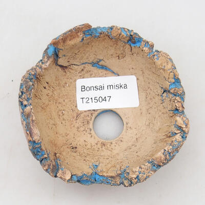Ceramic Shell 9 x 8 x 5.5 cm, color natural blue - 3