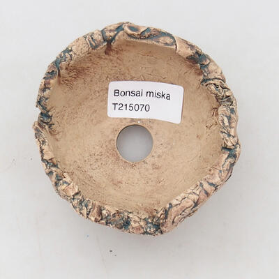 Ceramic shell 9 x 9 x 7 cm, color natural green - 3