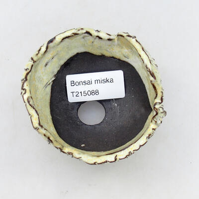 Ceramic Shell 8.5 x 7.5 x 7 cm, color yellow-white - 3