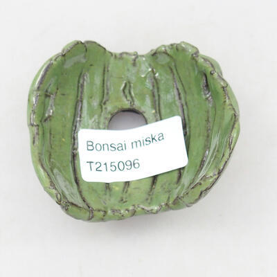Ceramic Shell 6.5 x 6 x 4 cm, color green - 3