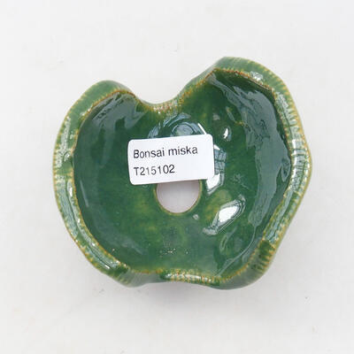 Ceramic Shell 9 x 8 x 7 cm, color green - 3