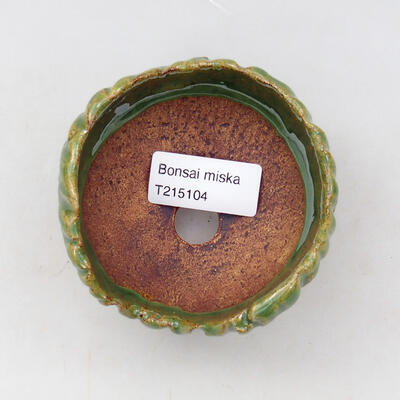 Ceramic shell 8.5 x 8.5 x 6 cm, color green - 3