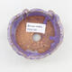 Ceramic shell 9.5 x 9 x 6.5 cm, color purple - 3/3