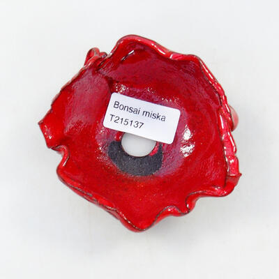 Ceramic shell 8.5 x 8 x 4.5 cm, color red - 3