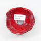 Ceramic shell 8.5 x 8 x 6.5 cm, color red - 3/3