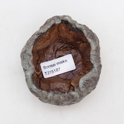 Ceramic shell 8.5 x 7.5 x 6 cm, color gray - 3