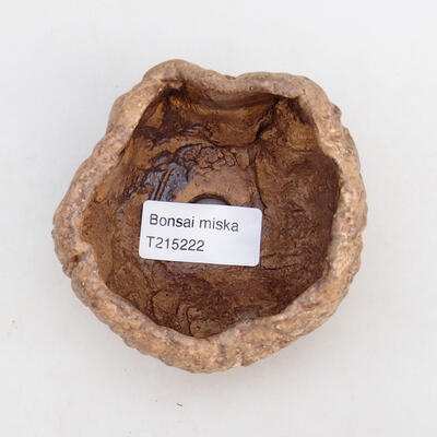 Ceramic shell 8 x 8 x 6.5 cm, color brown - 3