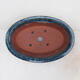 Bonsai bowl 21 x 14 x 5 cm, color blue-green - 3/7