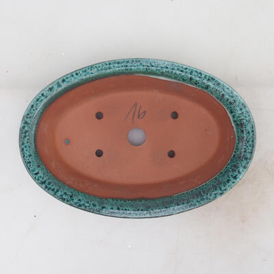 Bonsai bowl 21 x 14 x 5 cm, color green - 3