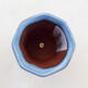 Ceramic bonsai bowl 3.5 x 3.5 x 5 cm, color blue - 3/3
