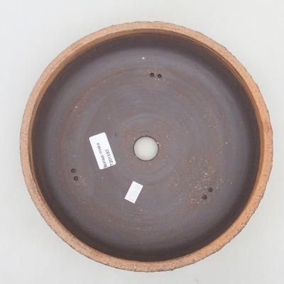 Ceramic bonsai bowl 25 x 25 x 6 cm, cracked color - 3