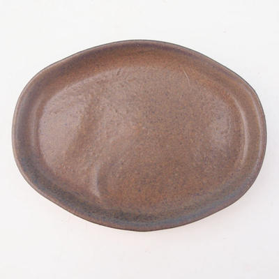 Bonsai water tray H 05 - 10 x 7,5 x 1 cm, brown - 10 x 7.5 x 1 cm - 3