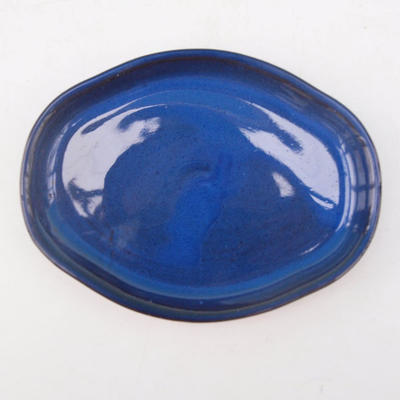 Bonsai water tray H 05 - 10 x 7,5 x 1 cm, blue - 10 x 7.5 x 1 cm - 3