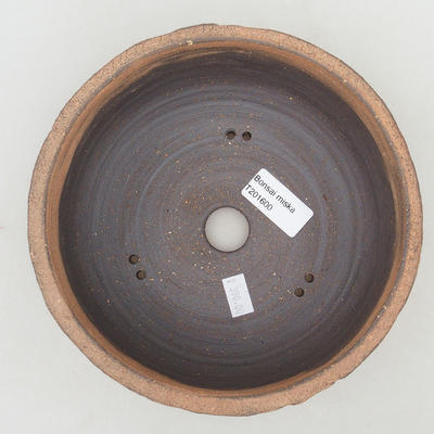 Ceramic bonsai bowl 18 x 18 x 7.5 cm, color cracked - 3
