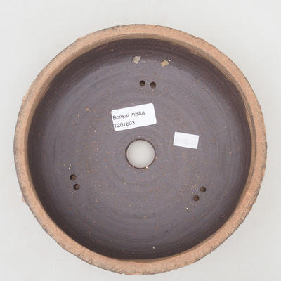Ceramic bonsai bowl 20 x 20 x 6.5 cm, color cracked - 3