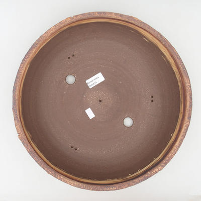Ceramic bonsai bowl 34 x 34 x 8.5 cm, color cracked - 3