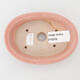 Ceramic bonsai bowl 12 x 8 x 3 cm, color pink - 3/3