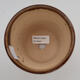 Ceramic bonsai bowl 10.5 x 10.5 x 9.5 cm, color brown - 3/3