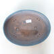 Ceramic bonsai bowl 32 x 24 x 6 cm, color blue - 3/3