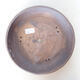 Ceramic bonsai bowl 26 x 26 x 5.5 cm, brown color - 3/3