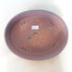 Ceramic bonsai bowl 33.5 x 26.5 x 6.5 cm, brown color - 3/3