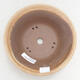 Ceramic bonsai bowl 16.5 x 16.5 x 6 cm, beige color - 3/3